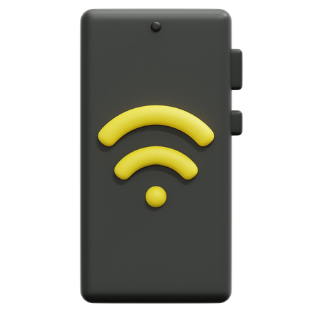 Smartphone-WLAN  3D Icon