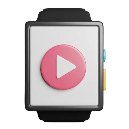 Smartwatch Device Technology 3D Icon