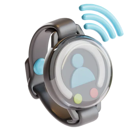 3 D Smart Watch Illustration 3D Icon