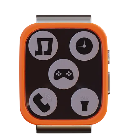 3 D Illustration Smartwatch 3D Icon