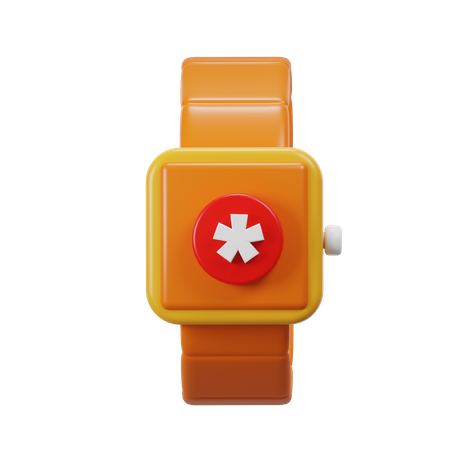 Smartwatch Alert  3D Icon