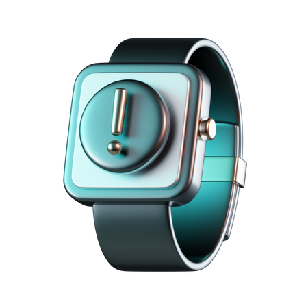 Smartwatch-Ausrufezeichen  3D Icon