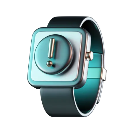 Smartwatch-Ausrufezeichen  3D Icon