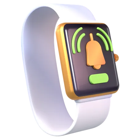 Smartwatch-Benachrichtigung  3D Icon