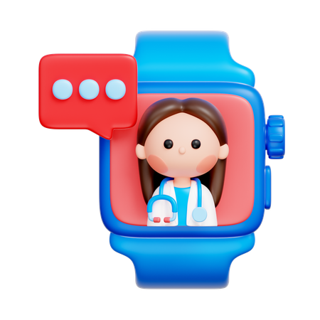 Smartwatch-Beratung  3D Icon