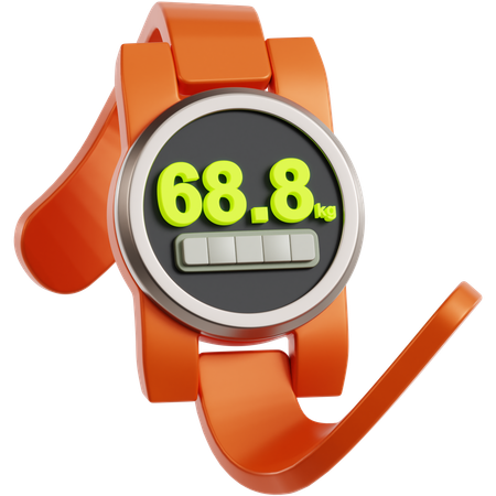 Smartwatch Bmi Tracker  3D Icon