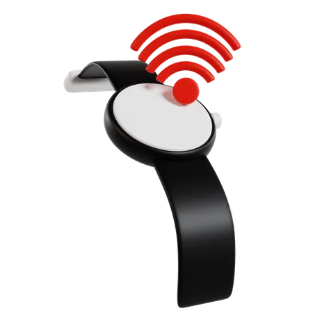 Smartwatch Connectivity Enhanced  3D Icon