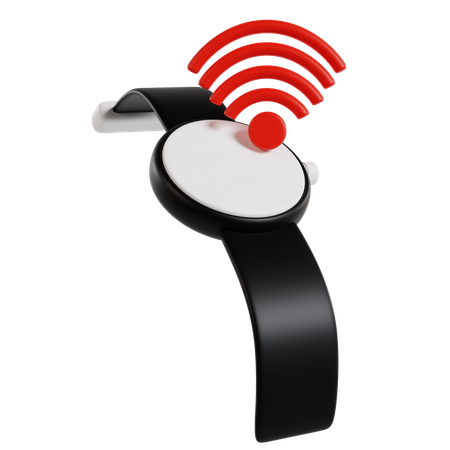 Smartwatch Connectivity Enhanced  3D Icon