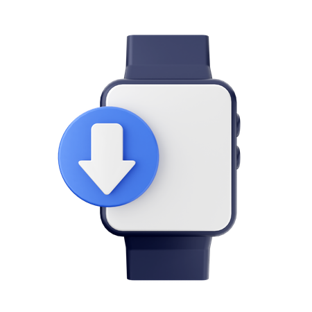 Smartwatch Download  3D Icon