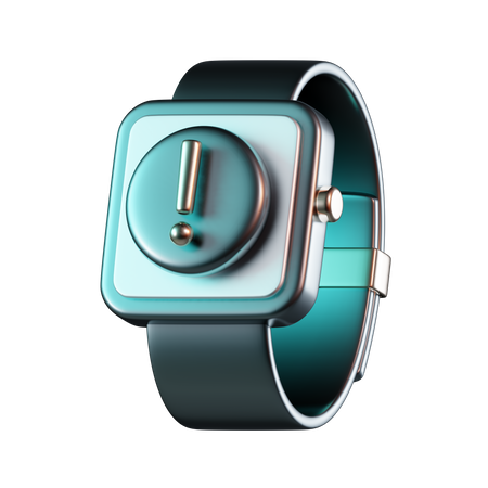 Exclamação do smartwatch  3D Icon