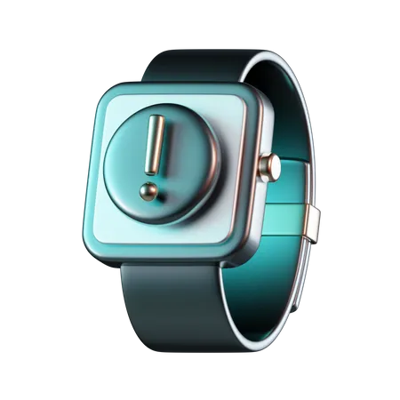 Smartwatch Exclamation  3D Icon