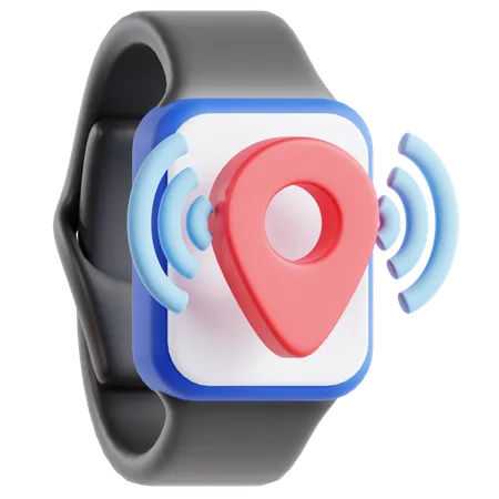 Smartwatch GPS 3 D Icon 3D Icon