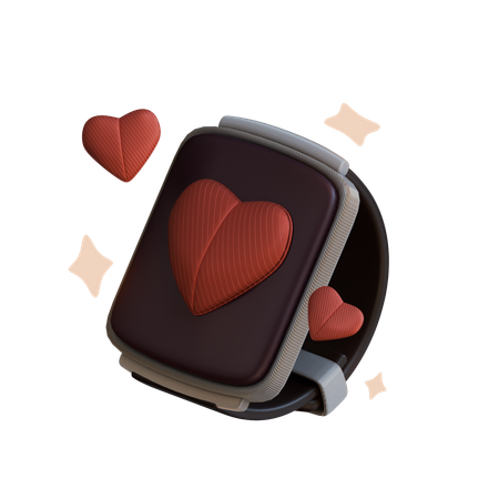 Smartwatch Love  3D Icon