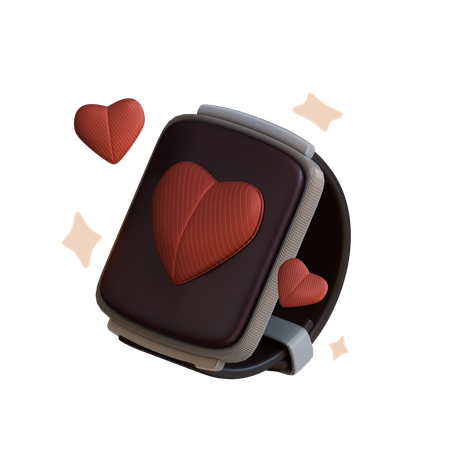 Smartwatch Love  3D Icon