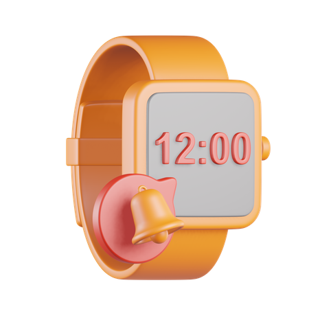 Smartwatch Notification 3D Icon