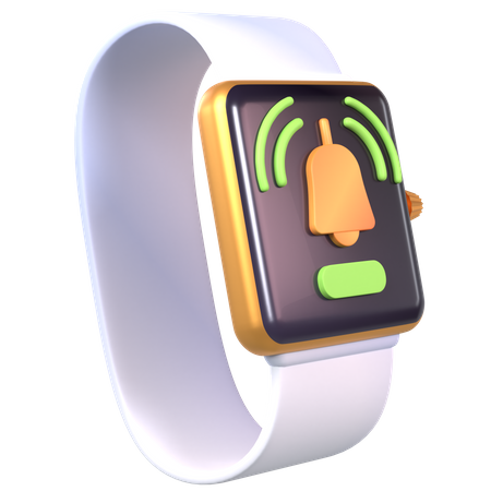Smartwatch Notification  3D Icon