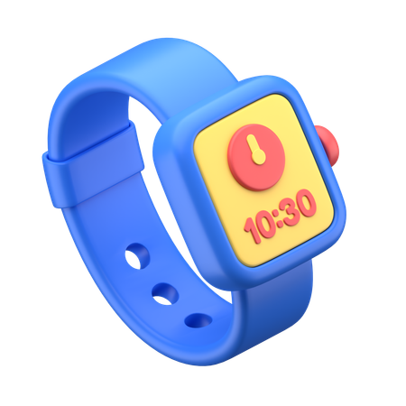 Smartwatch Timer  3D Icon