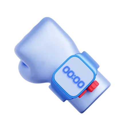 Smartwatch Timer On Wrist 3D Icon
