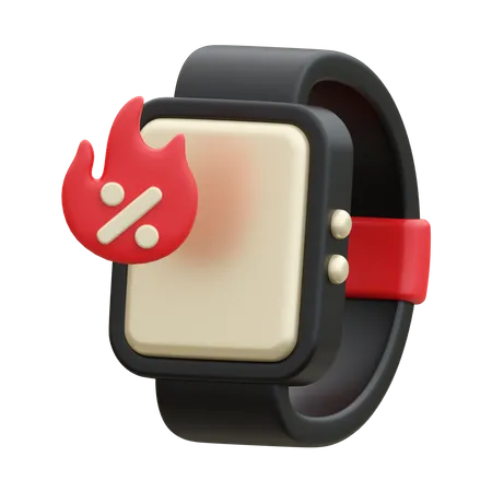 Venda de smartwatches  3D Icon