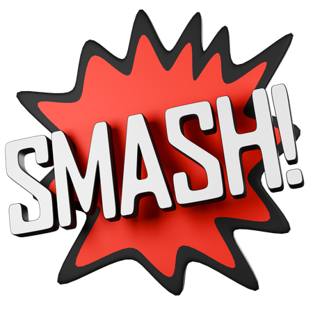 SMASH!  3D Icon