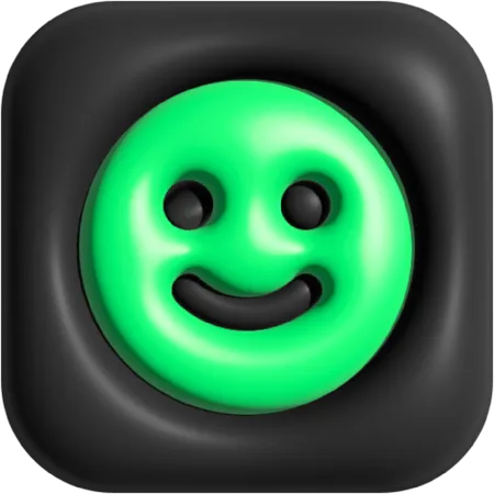 Smile  3D Icon