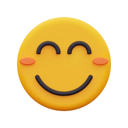 3 D Smile Face Icon 3D Icon