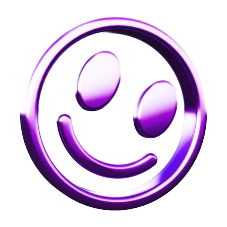 Smile Abstract Shape  3D Icon