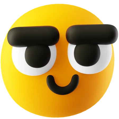 Smile emoji  3D Icon