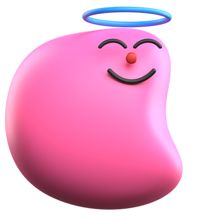 笑顔の絵文字  3D Icon