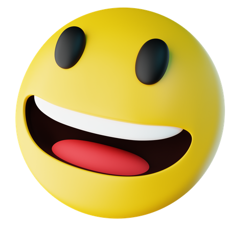 Smile Emoji  3D Icon