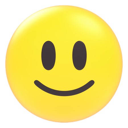 Smile Emoji  3D Icon