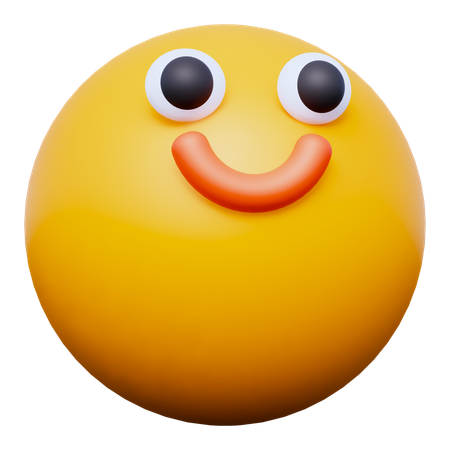 Smile Emoji  3D Icon