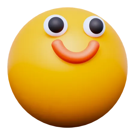 Smile Emoji  3D Icon