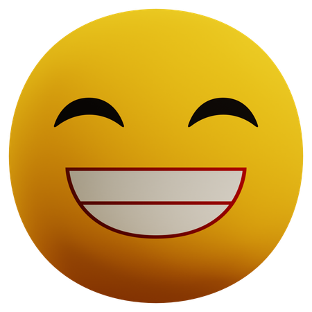 Smile Emoji  3D Icon