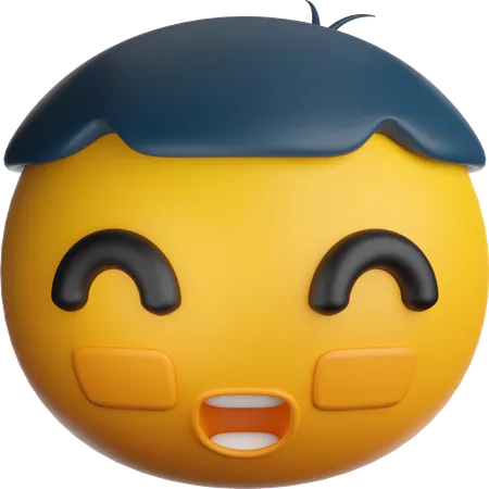 Smile Emoji  3D Icon