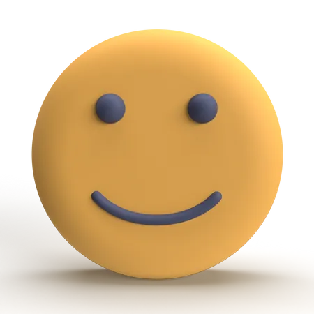 Smile Emoji  3D Icon