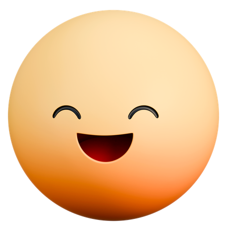 Smile Emoji  3D Icon