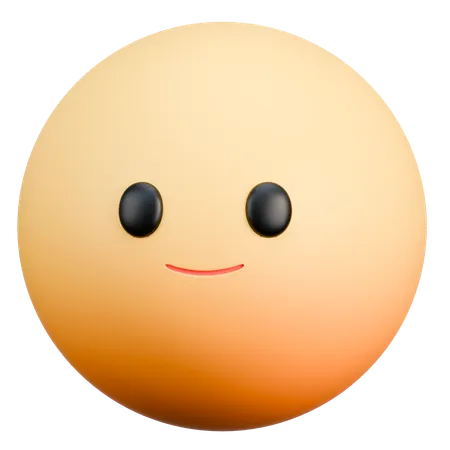 Smile Emoji  3D Icon