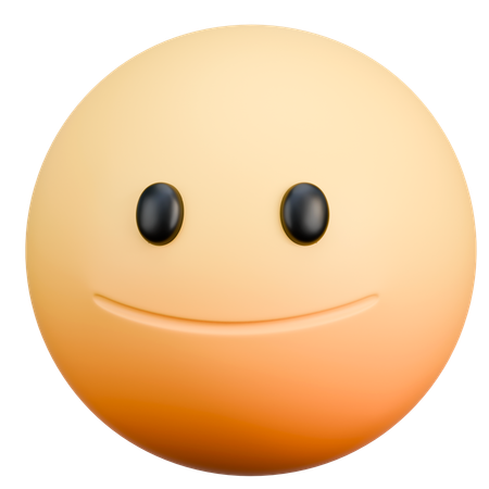 Smile Emoji  3D Icon