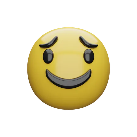 Smile Emoji  3D Illustration