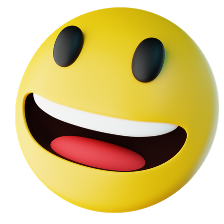 Smile Emoji  3D Icon