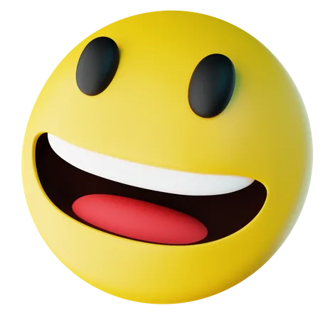 Smile Emoji  3D Icon