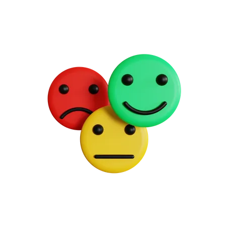 Smile Emotion Feedback  3D Icon