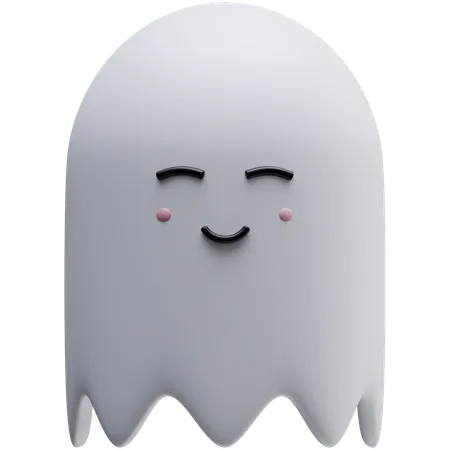 Smile Ghost  3D Icon