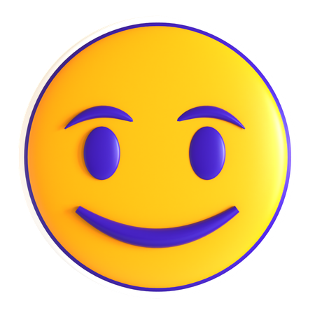 Smile Sticker  3D Icon