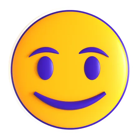 Smile Sticker  3D Icon