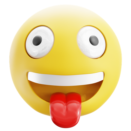 Smile With Tongue Emoji  3D Icon