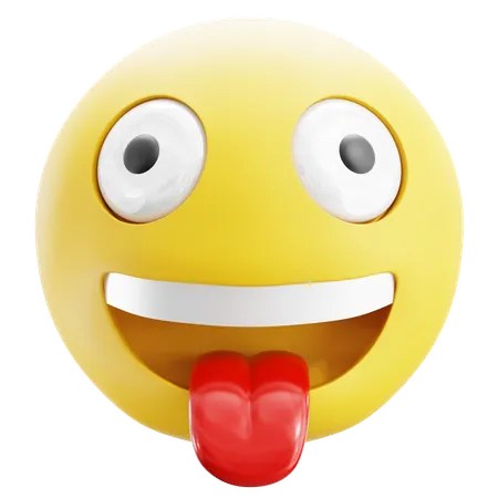 Smile With Tongue Emoji  3D Icon