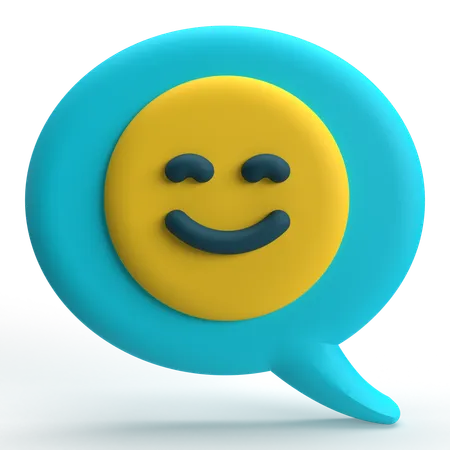 Smiley Chat  3D Icon