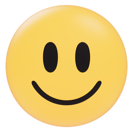 Smiley Emoji  3D Sticker